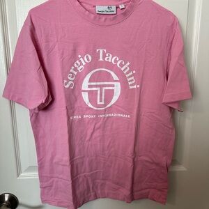 Sergio Tacchini Soft Pink Crew Neck Tee